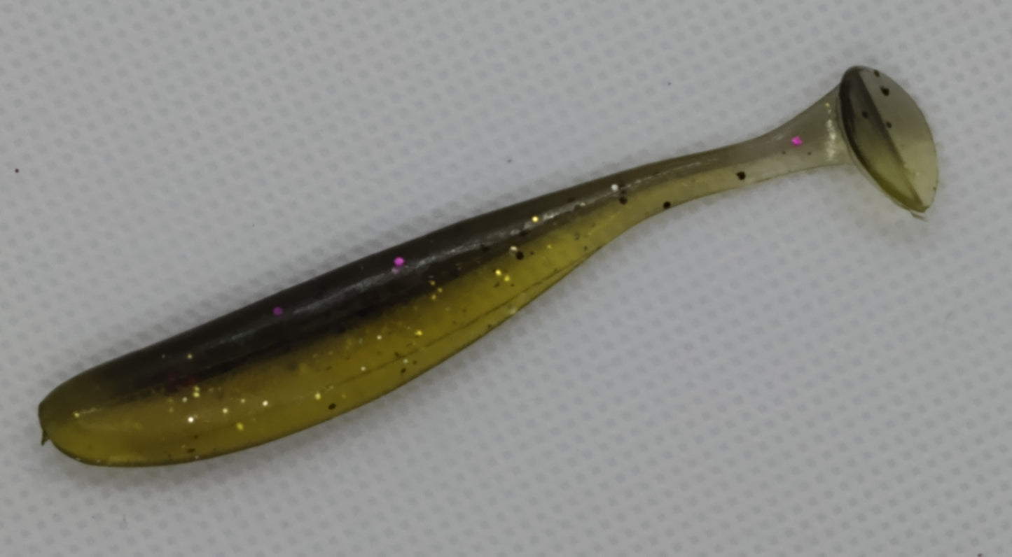Paddle Tail Shad - Moss/Olive