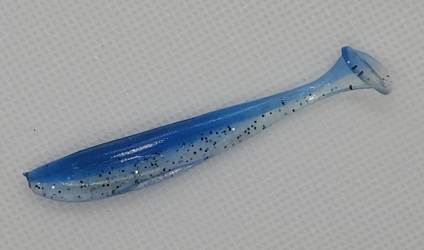 Paddle Tail Shad - Azure/Pearl
