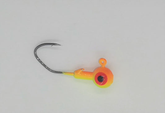 Jig Head With Barbed Hook - Malibu