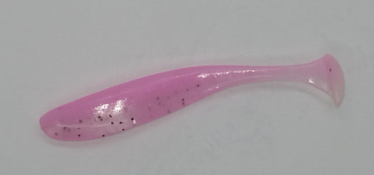 Paddle Tail Shad - Bubble Gum/Pearl