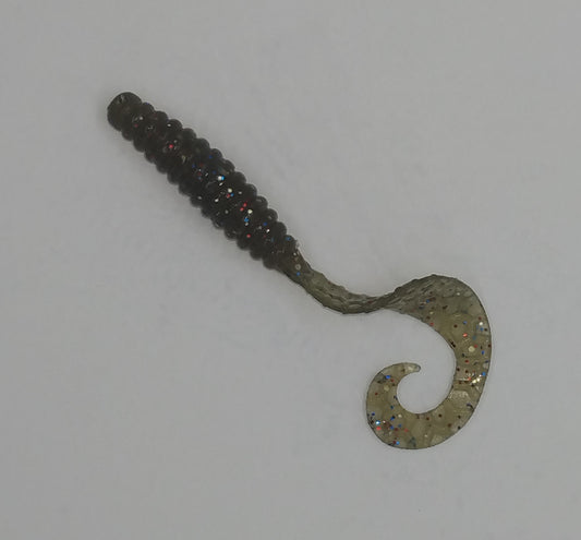 Curly Tail Grub - Speckled Moss