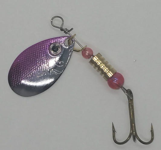 In-Line Spinner -Fish Head Purple