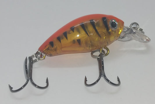 Translucent Crank Bait - Tiger Orange