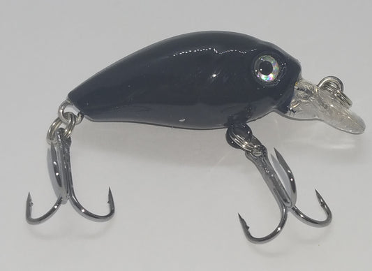 Crank Bait - Midnight-Silver