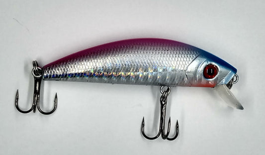 Hackled Shad - Patriot Carbon Fiber Printed