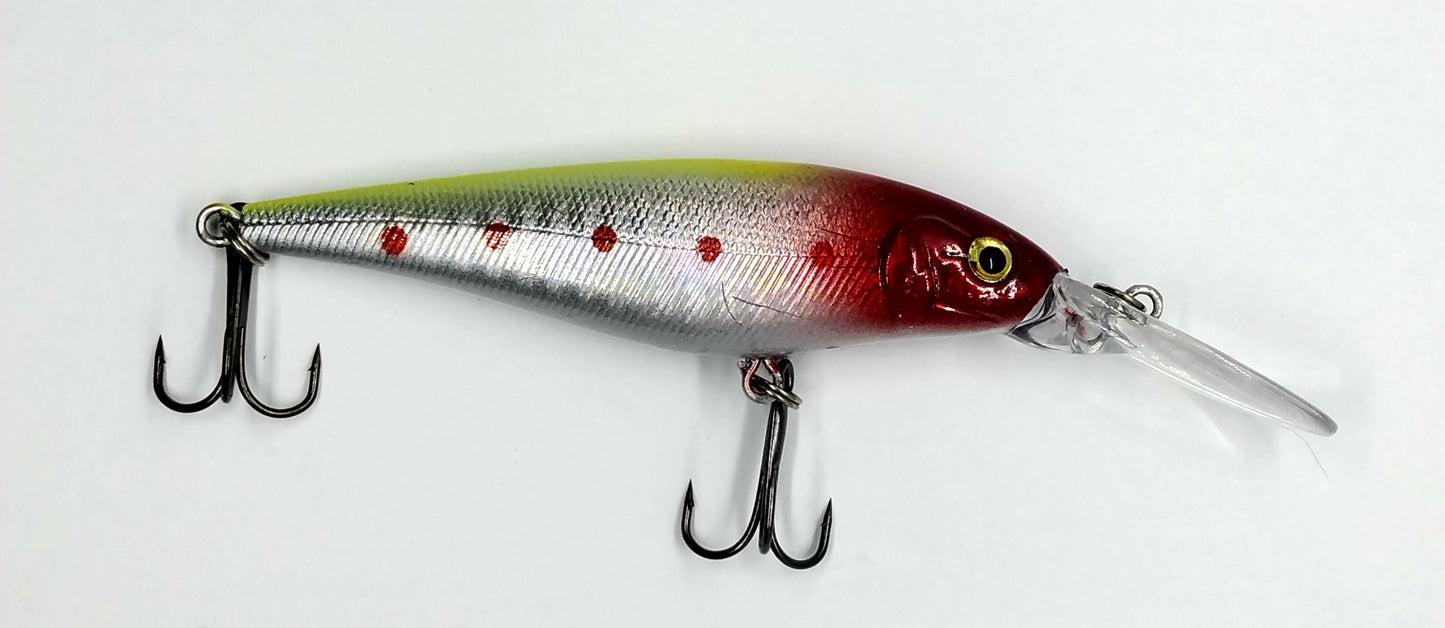 Deep Water Shad -Spotted Bomber Carbon Fiber Print