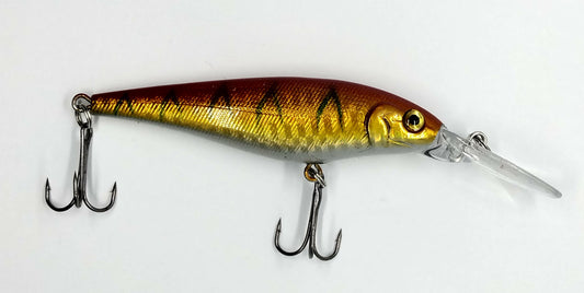 Deep Water Shad -Golden -Carbon Fiber Print