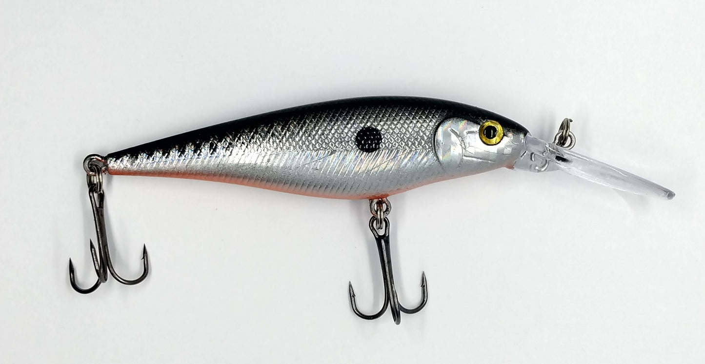 Deep Water Shad -Spot- Carbon Fiber Print