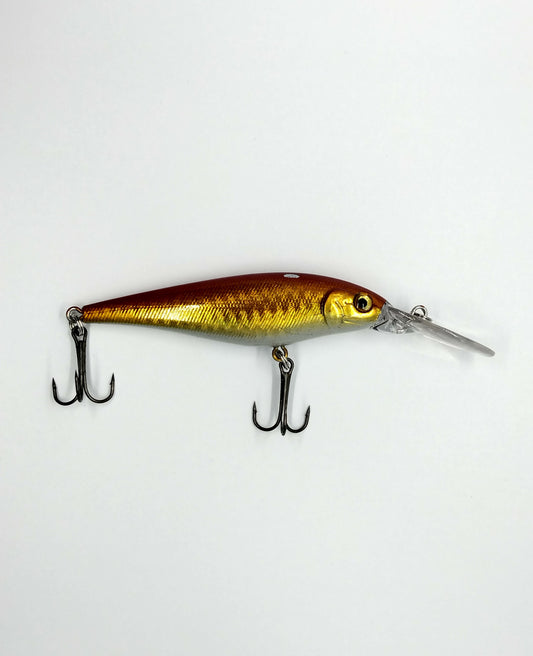 Deep Water Shad -Red Back - Carbon Fiber Print